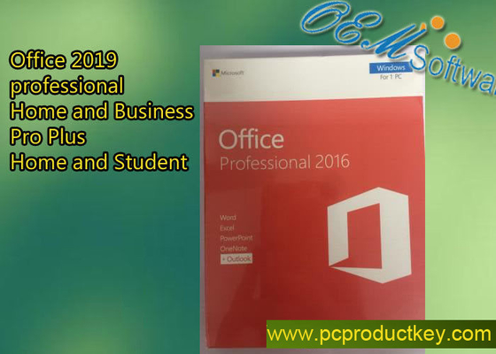 Офис 2016 PKC оригинала Pro плюс связывая коробка ключа 5Pc ключевая Dvd